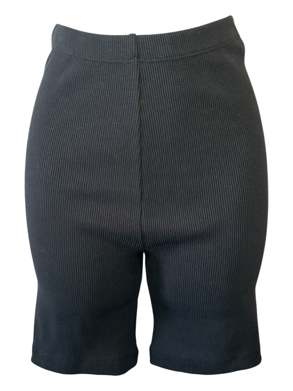 KOTN Women’s Black NWOT Ribbed Egyptian Cotton Knit Bike Shorts- Size XS
